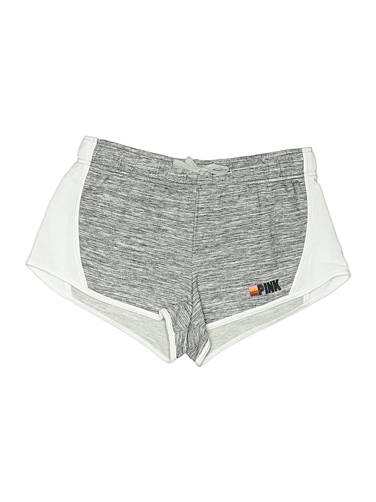 Pre-owned Victoria's Secret Pink Athletic Shorts In Gray