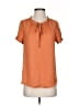 Catherine Malandrino Orange Short Sleeve Blouse Size S - photo 1