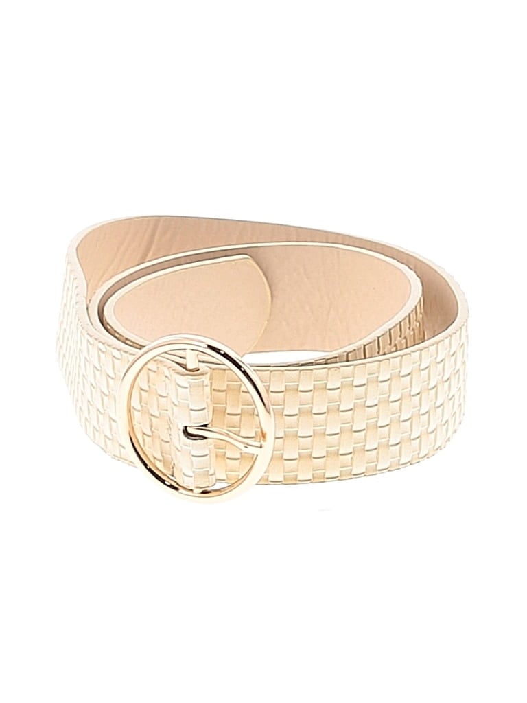 Pre-owned Unbranded Belt In White