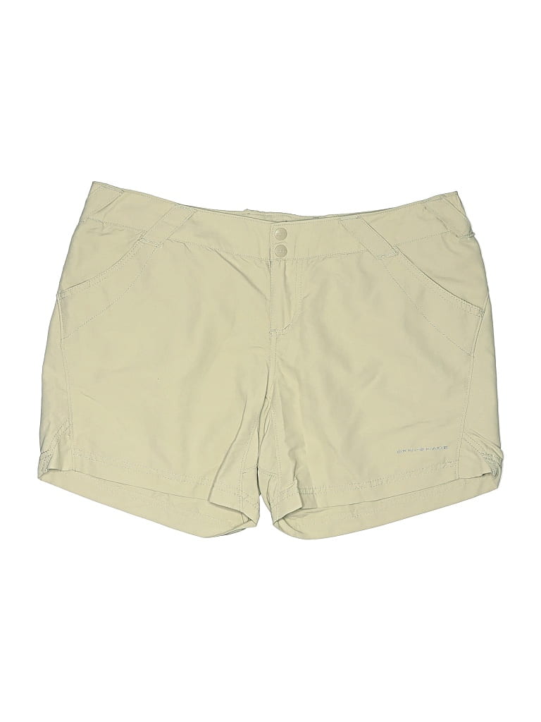 Pre-owned Columbia Khaki Shorts In Yellow