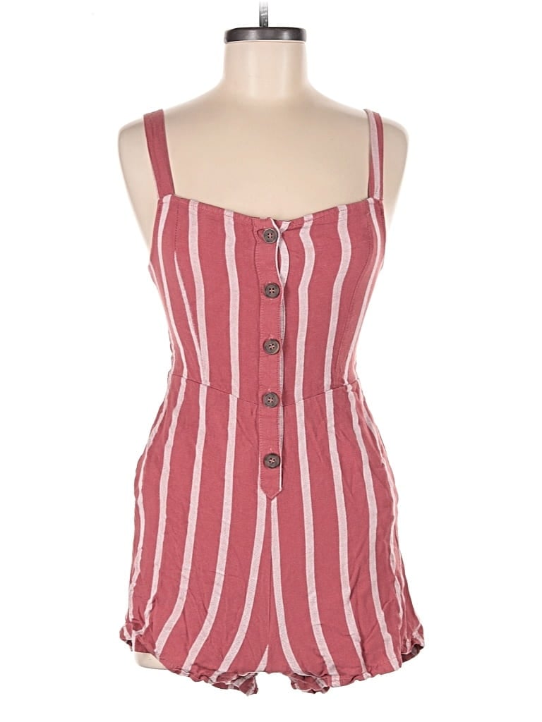 Pre-owned Love Tree Romper In Red