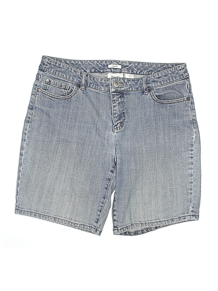 Pre-owned Liz & Co. Denim Shorts In Blue
