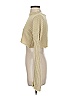 No Comment 100% Acrylic Tan Ivory Turtleneck Sweater Size XS - photo 5