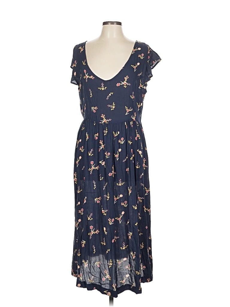 Pre-owned Roxy Casual Dress In Blue