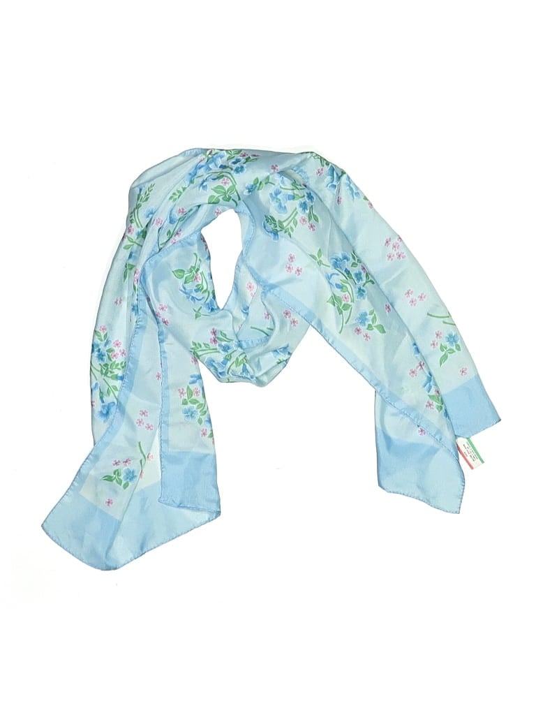 Pre-owned Unbranded Scarf In Blue