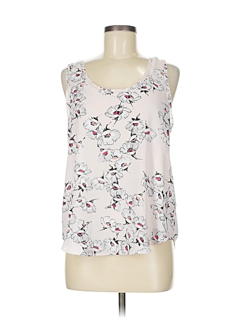 Pre-owned Banana Republic Sleeveless Blouse In White