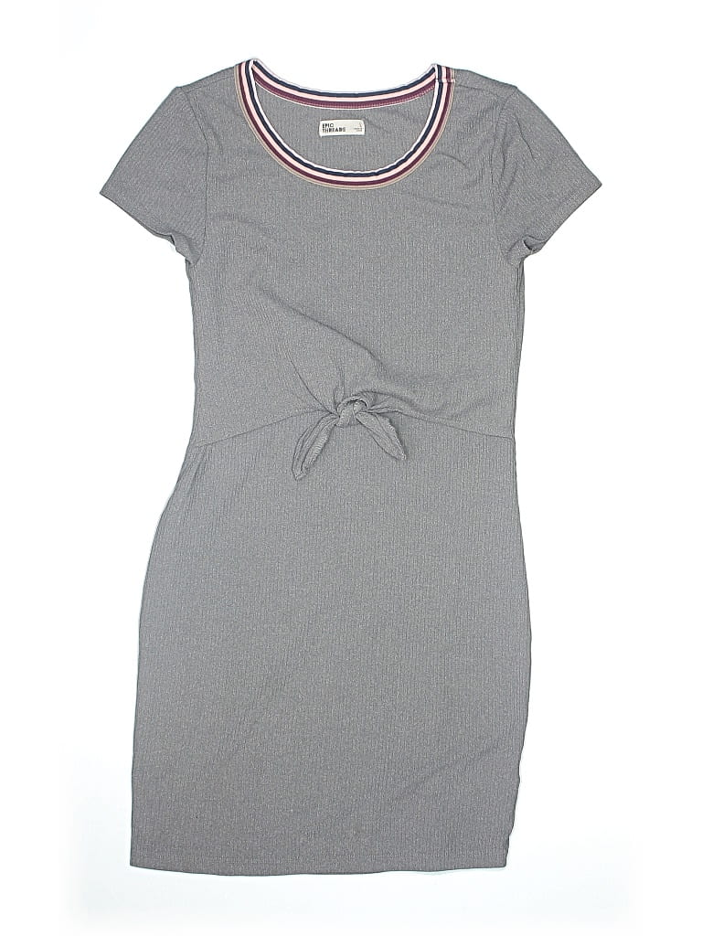 Pre-owned Epic Threads Kids' Dress In Gray