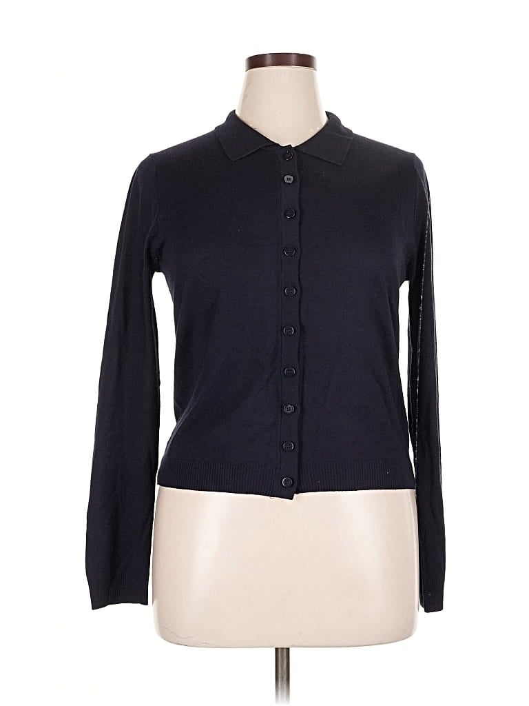 Pre-owned Mng Cardigan Sweater In Blue