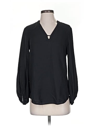 Diane von Furstenberg Long Sleeve Silk Top (view 1)