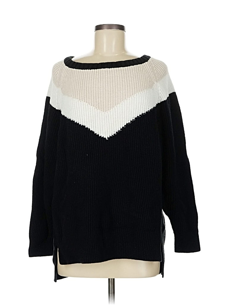 Pre-owned Express Outlet Pullover Sweater In Black