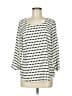 Brixon Ivy 100% Polyester Ivory 3/4 Sleeve Blouse Size M - photo 1