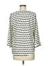 Brixon Ivy 100% Polyester Ivory 3/4 Sleeve Blouse Size M - photo 2