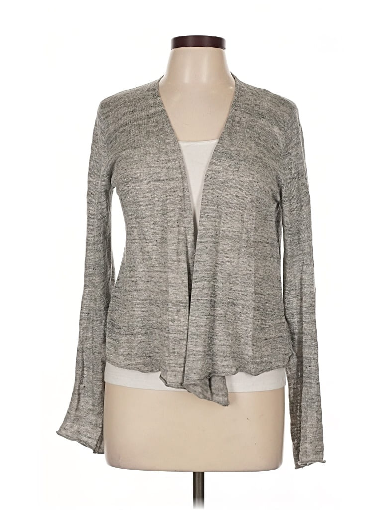 Pre-owned White + Warren Cardigan Sweater In Gray