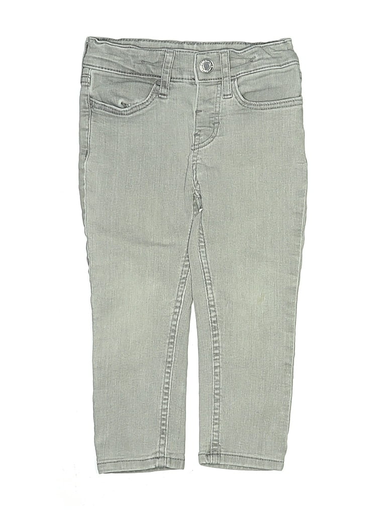 Pre-owned H&m Kids' Jeans In Gray