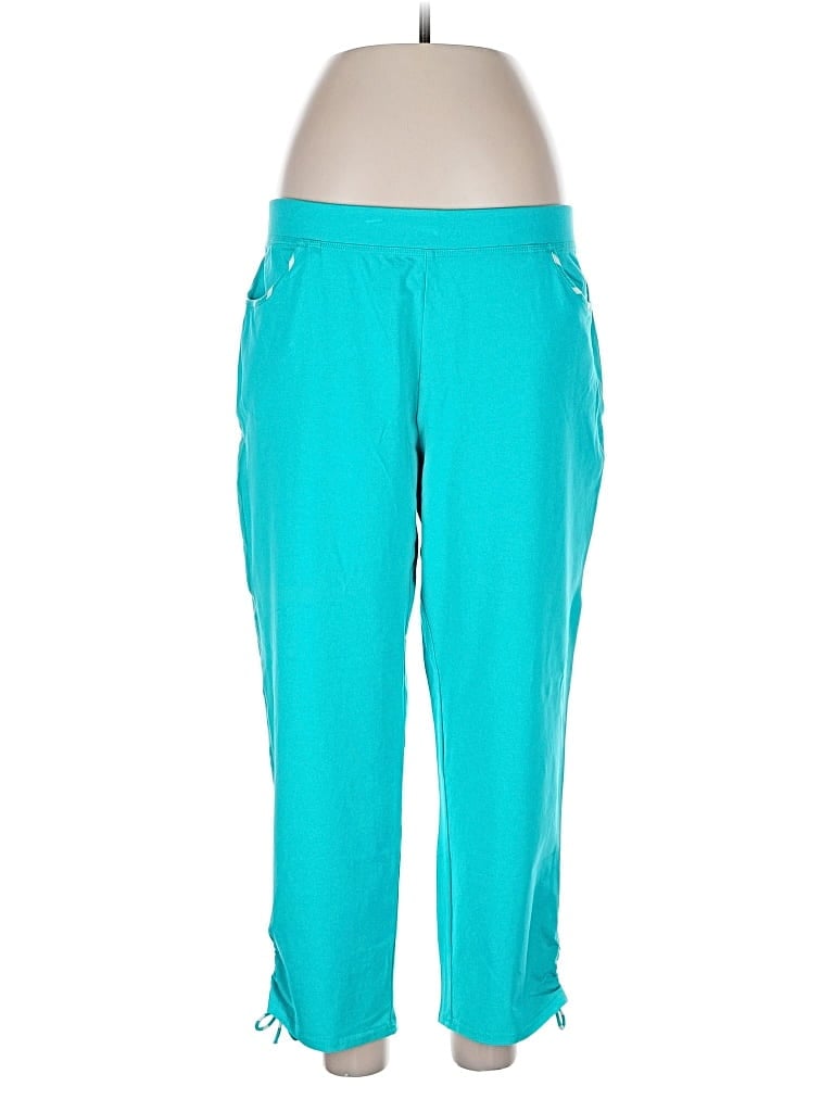 Pre-owned Weekends By Chico's Active Pants In Blue