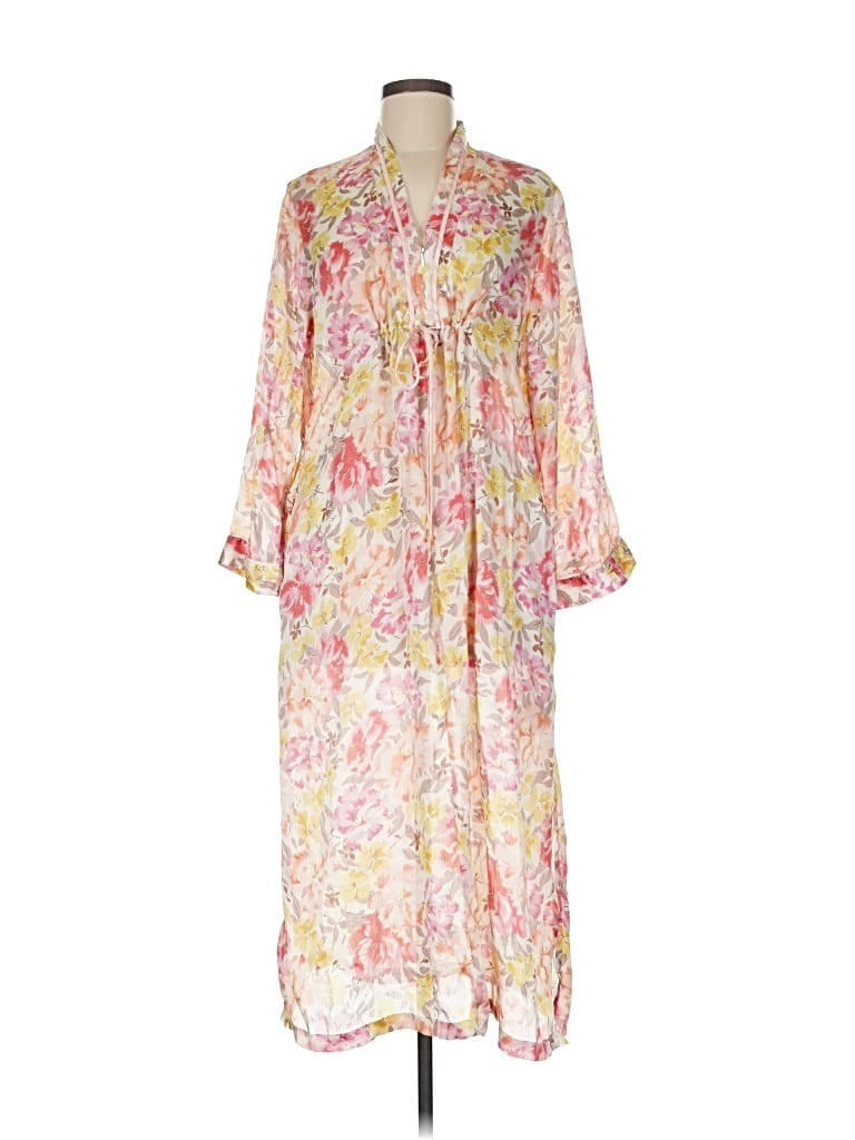 Pre-owned Oscar By Oscar De La Renta Casual Dress In Pink