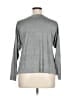 Blanque Gray Long Sleeve Top Size 0X (0) - photo 2