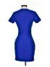Likely Solid Blue Casual Dress Size 4 - photo 2