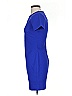 Likely Solid Blue Casual Dress Size 4 - photo 5