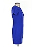 Likely Solid Blue Casual Dress Size 4 - photo 4