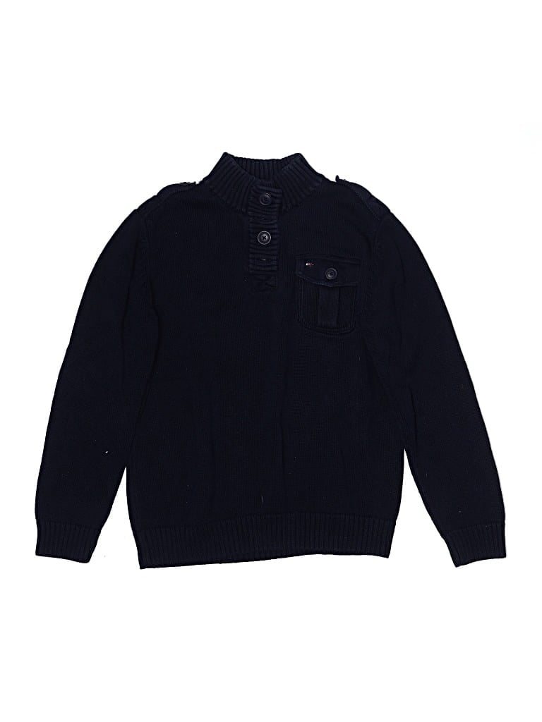 Pre-owned Tommy Hilfiger Kids' Pullover Sweater In Blue