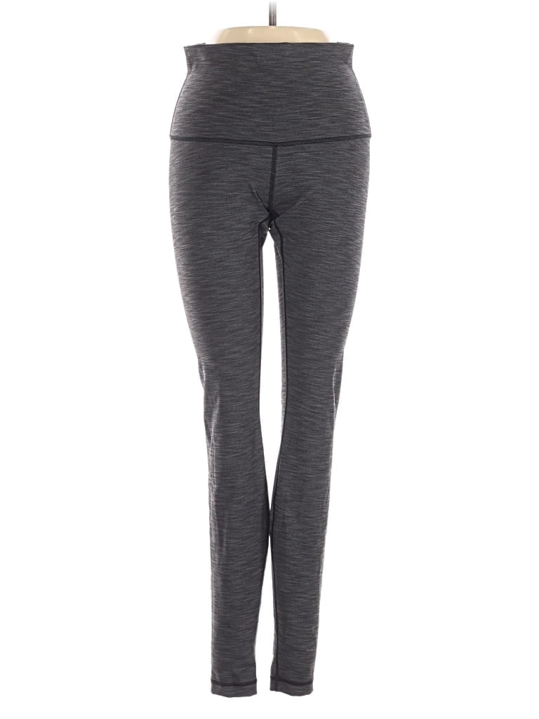 Pre-owned Lululemon Athletica Active Pants In Gray