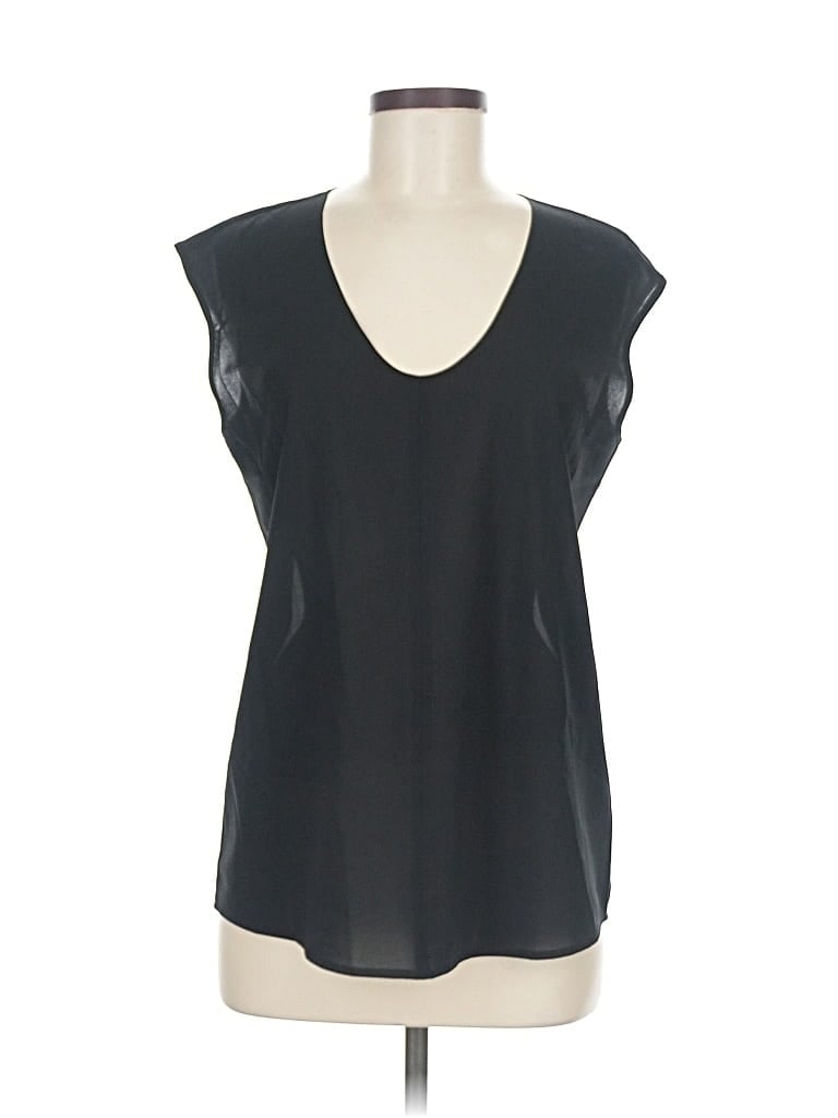 Pre-owned J.crew Factory Store Sleeveless Blouse In Black