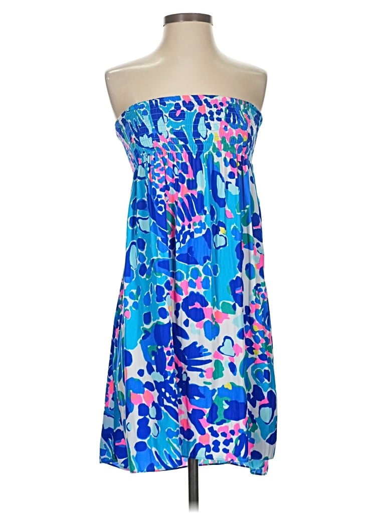 Pre-owned Lilly Pulitzer Casual Dress In Blue