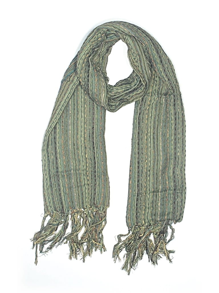 Pre-owned Unbranded Scarf In Green