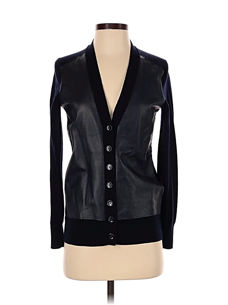 Pre-owned J.crew Collection Cardigan Sweater In Black