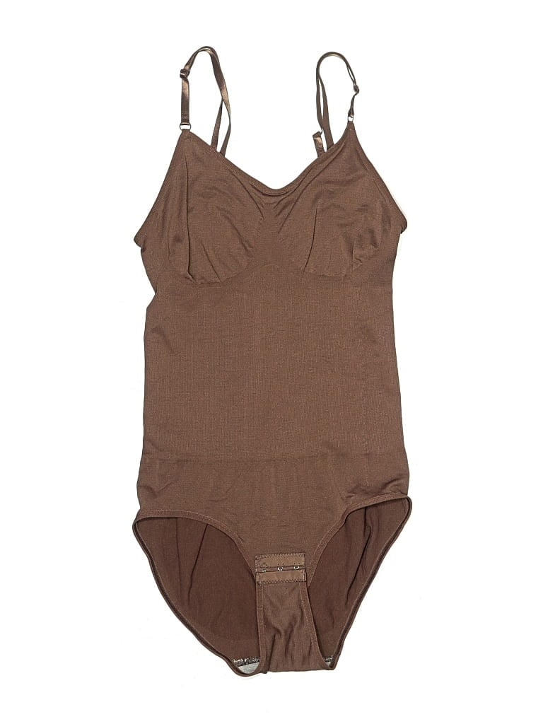 Pre-owned Unbranded Bodysuit In Brown