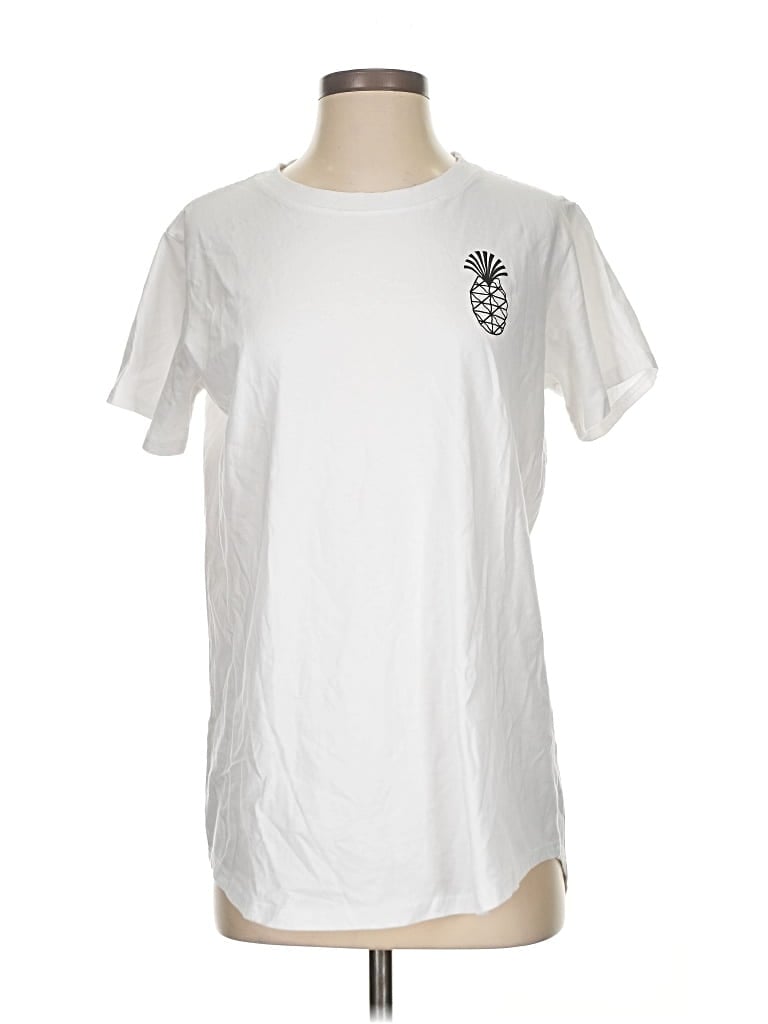 Pre-owned Assorted Brands Short Sleeve T-shirt In White
