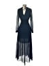 Intermix 100% Polyester Blue Casual Dress Size 2 - photo 2