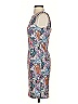 H&M Paisley Gray Cocktail Dress Size 4 - photo 5