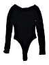 PrettyLittleThing Black Bodysuit Size 10 - photo 2