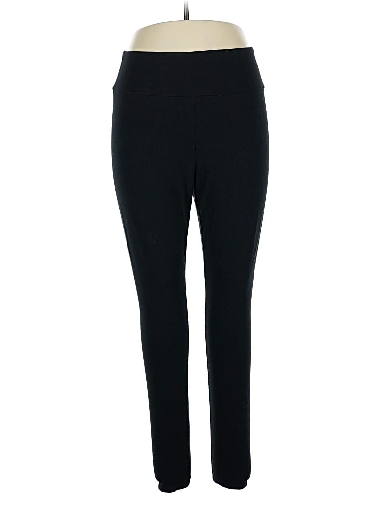 Pre-owned Ava & Viv Active Pants In Black