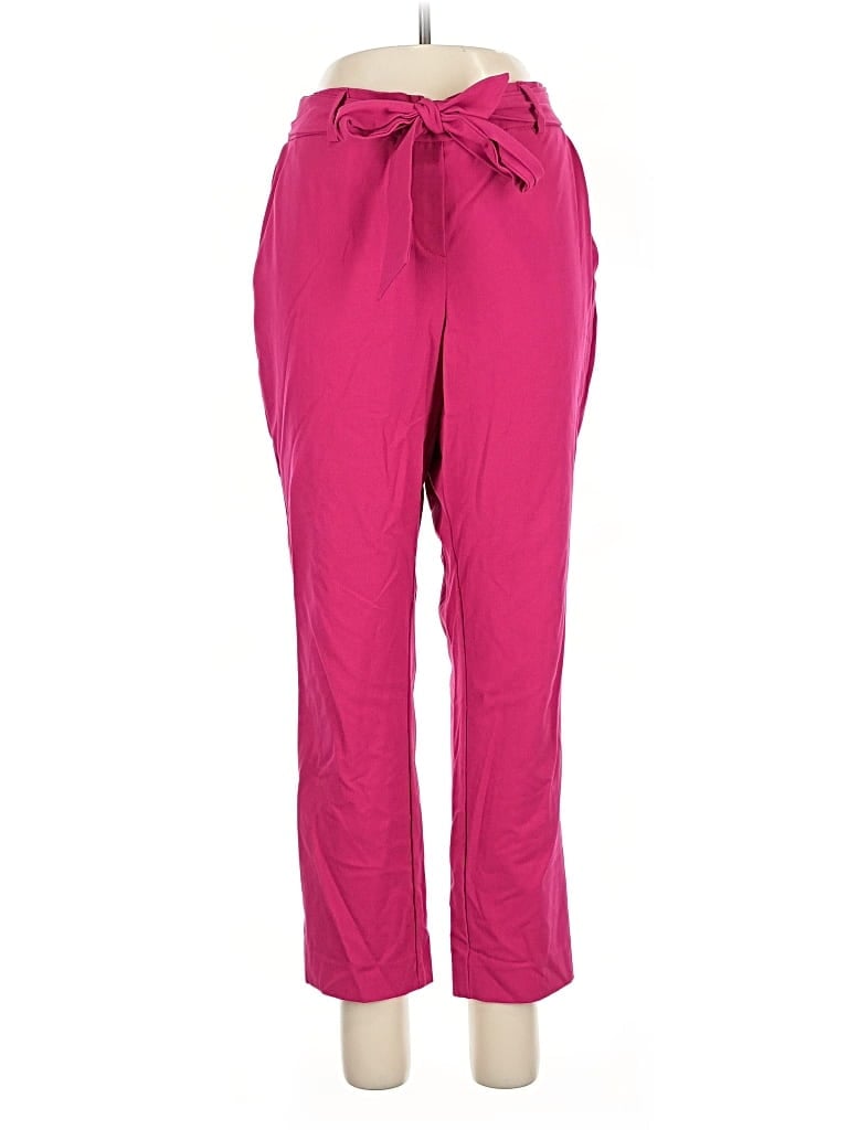 Pre-owned Nicole Miller Casual Pants In Pink