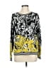 Laurel Print Yellow Pullover Sweater Size 8 - photo 1