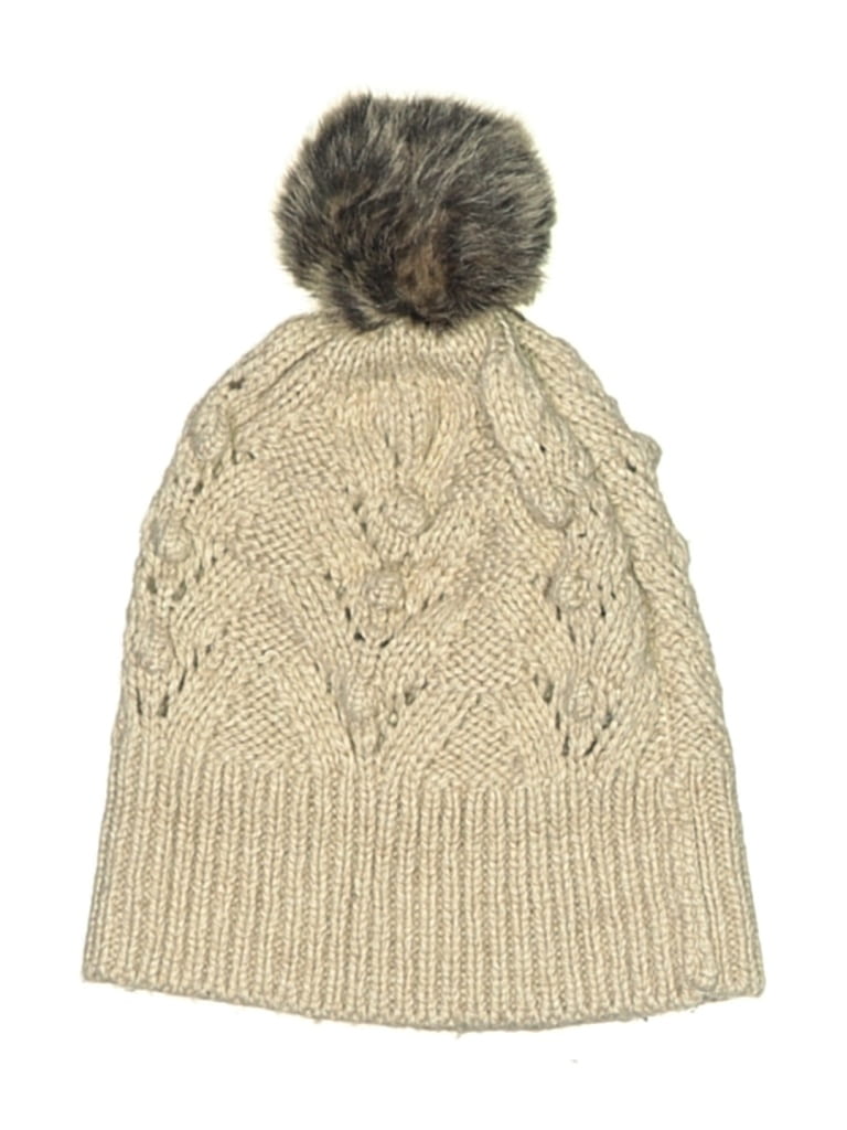 Pre-owned Gap Beanie Hat In Brown
