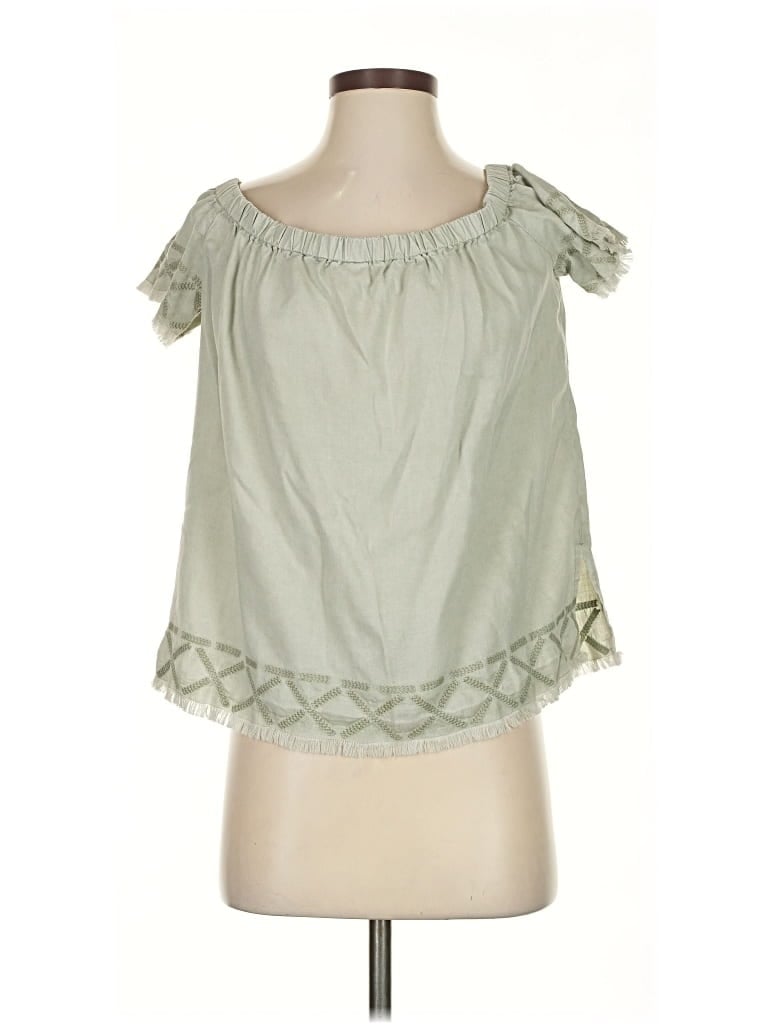 Pre-owned Cloth & Stone Sleeveless Blouse In Green
