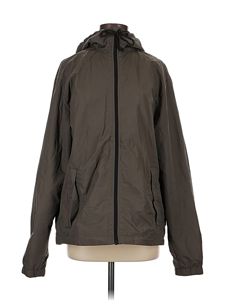 Pre-owned H&m Windbreaker Jacket In Brown
