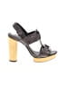 Tory Burch Brown Gray Heels Size 7 - photo 1