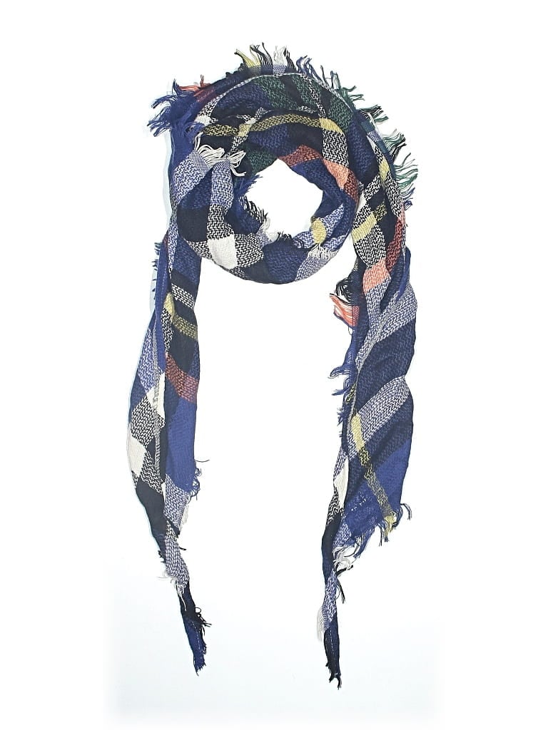 Pre-owned Unbranded Scarf In Blue