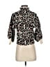 Line & Dot Animal Print Black Cardigan Size XS (petite) - photo 1