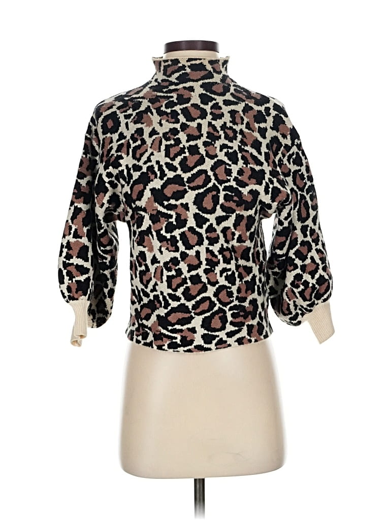 Pre-owned Line & Dot Cardigan Sweater In Black