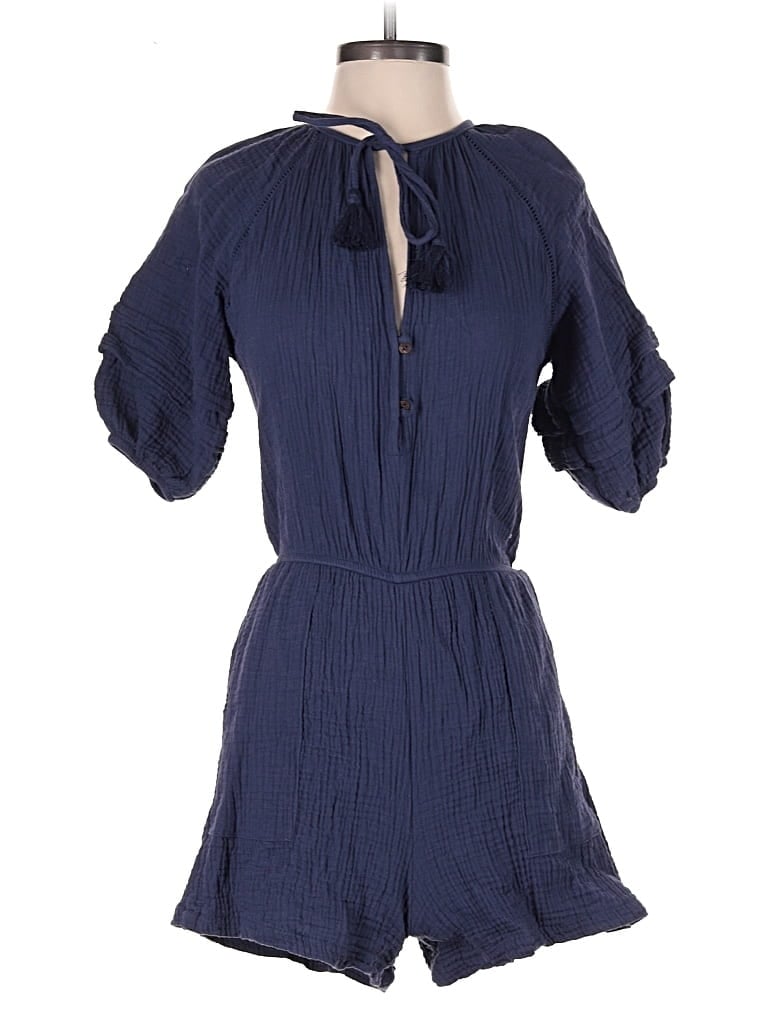 Pre-owned Knox Rose Romper In Blue