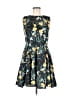 Bar III 100% Polyester Tropical Teal Cocktail Dress Size M - photo 1