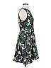 Bar III 100% Polyester Tropical Teal Cocktail Dress Size M - photo 4