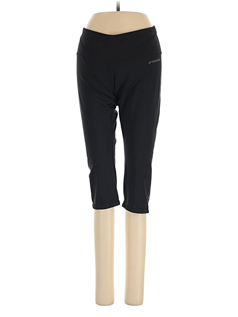 Pre-owned Brooks Active Pants In Black
