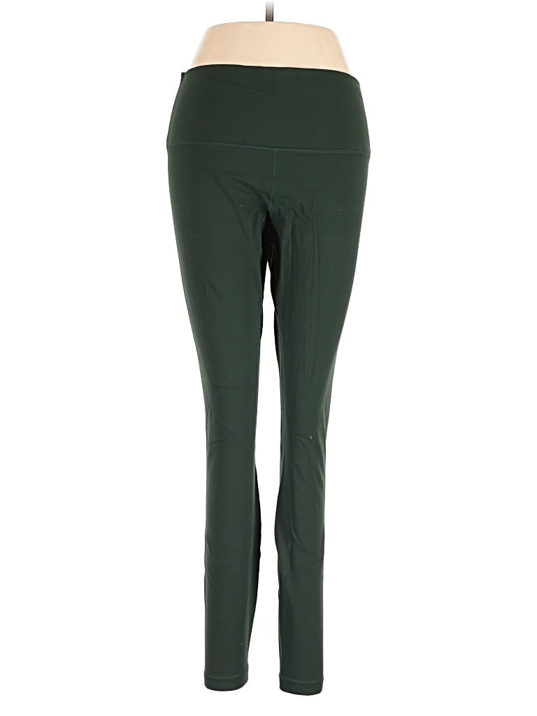 Pre-owned Lululemon Athletica Active Pants In Green